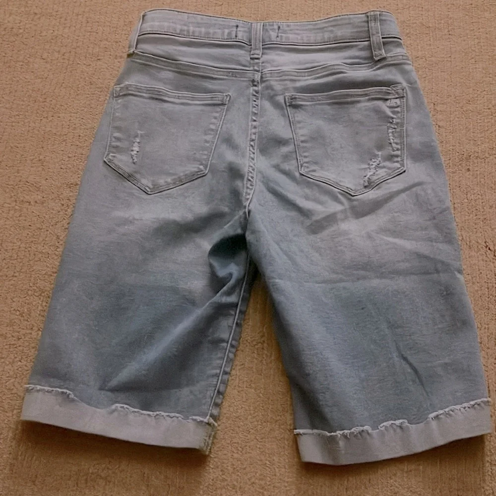 LuLaRoe distressed denim shorts